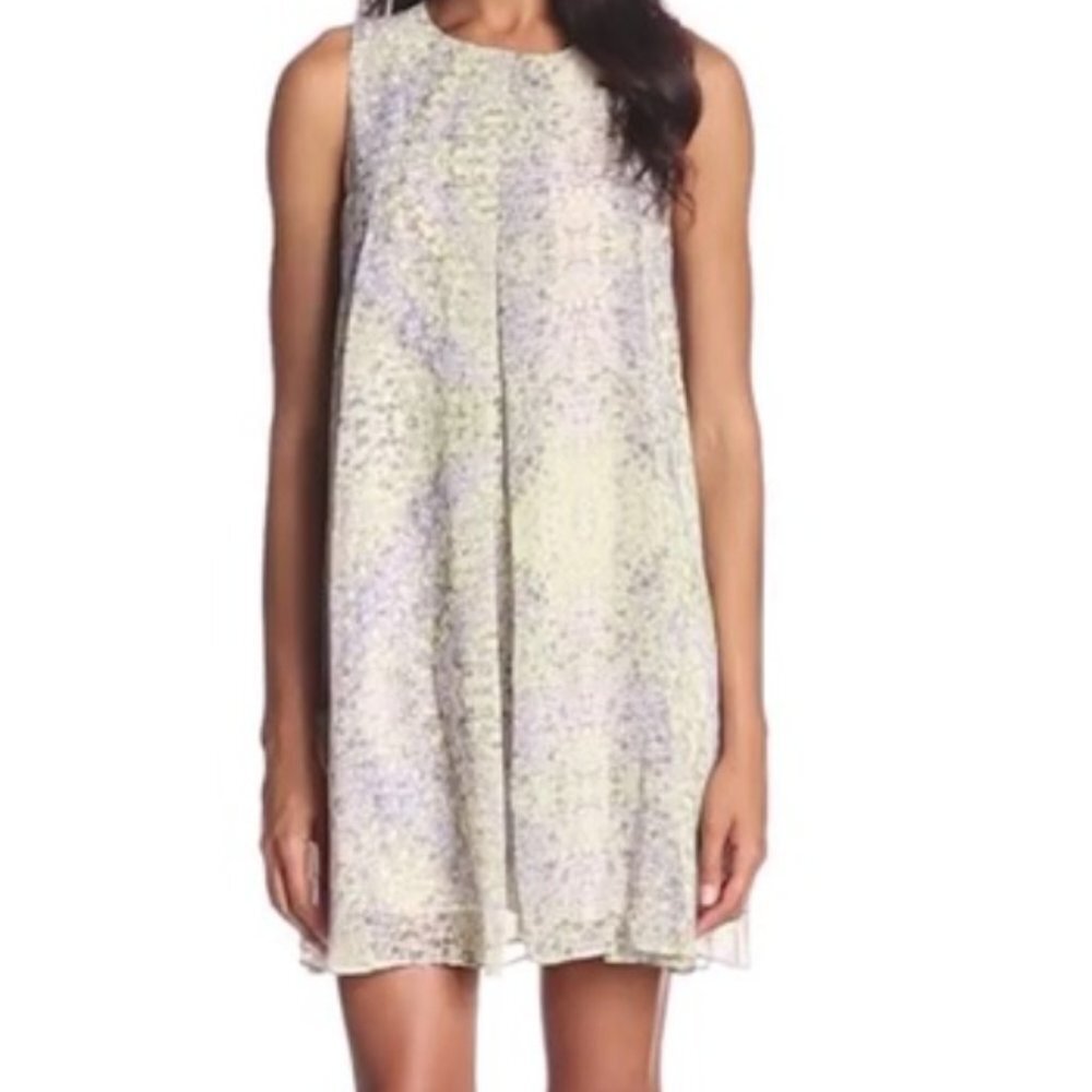 BCBG Generation Cotton Candy Pleated Mini Dress Size Small
